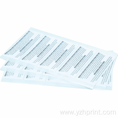 Black and white label Adhesive Label Sticker